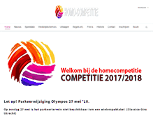 Tablet Screenshot of homocompetitie.nl
